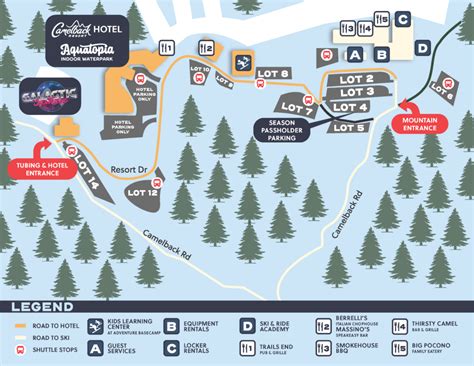 Trail Maps | , Camelback Ski & Resort