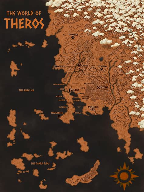 Map of Theros Geographic Location in Theros | World Anvil