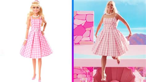 *New* 2 x Barbie: The Movie 2023 Doll - Margot Robbie - Pink Gingham ...