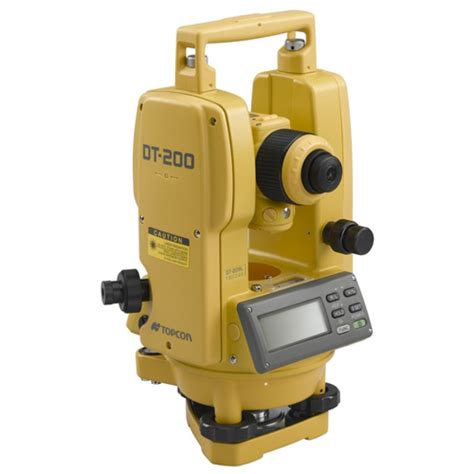 Topcon DT-205L 5-Second Digital Theodolites with Laser Pointer | Jual ...