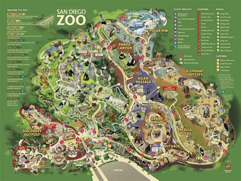 Oakland Zoo California Trail Map | Printable Maps