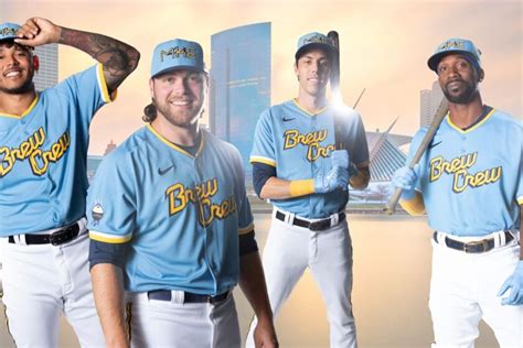 Brewers debut their City Connect uniforms - Chicago Sun-Times