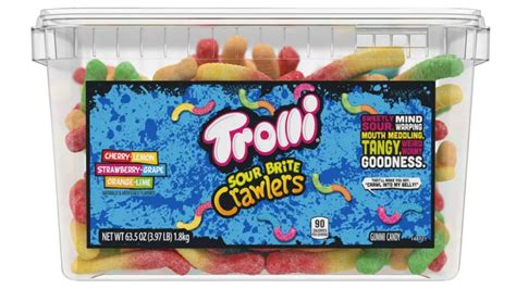 Trolli Sour Gummy Worms Nutrition Facts