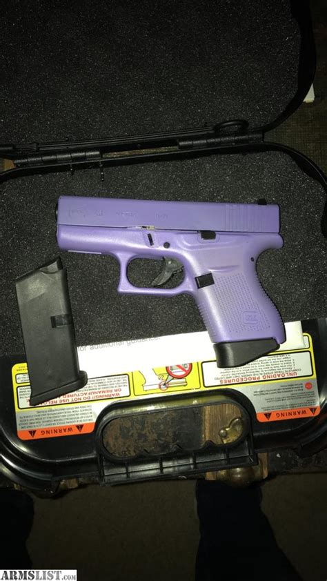 ARMSLIST - For Sale: Glock 43 purple, 2 mags LNIB