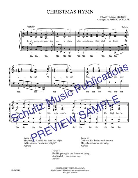 Christmas Hymn | Schultz Music Publications