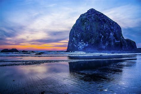 Haystack Rock Sunset Photograph by David Lee - Fine Art America