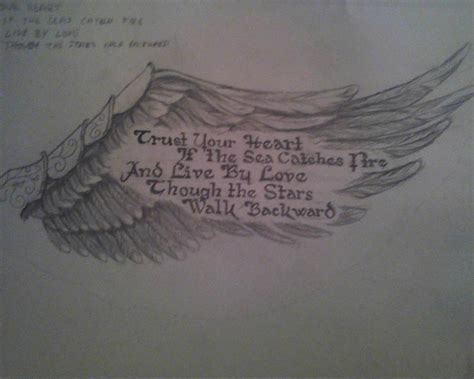 Angel Wing and Poem by SlevinBlaze821 on DeviantArt