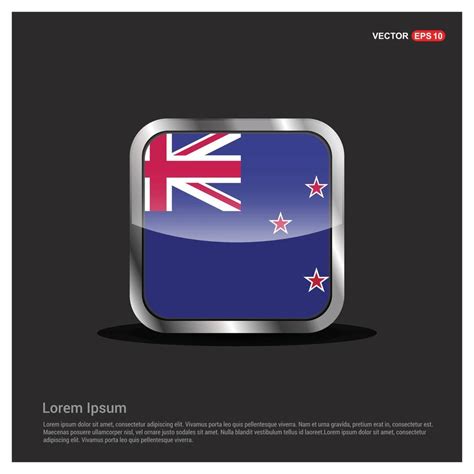 New Zealand flag design vector 13284382 Vector Art at Vecteezy