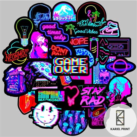 Neon Stickers Printable | ubicaciondepersonas.cdmx.gob.mx