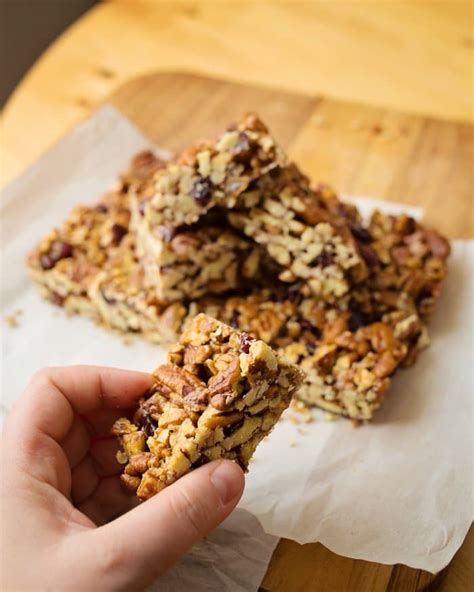 Pecan Cranberry Nut Bars [A Butterful Mind] – Our Home Made Easy