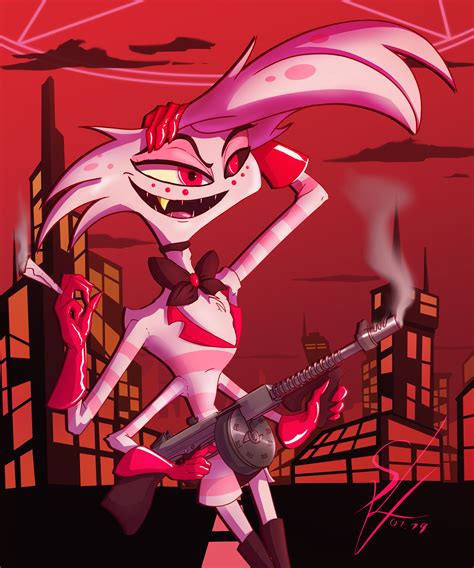 Angel Dust of Hazbin Hotel [Fanart] by Souvillaine on DeviantArt