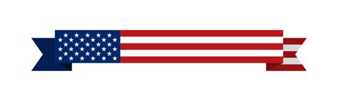 American Flag Banner Png