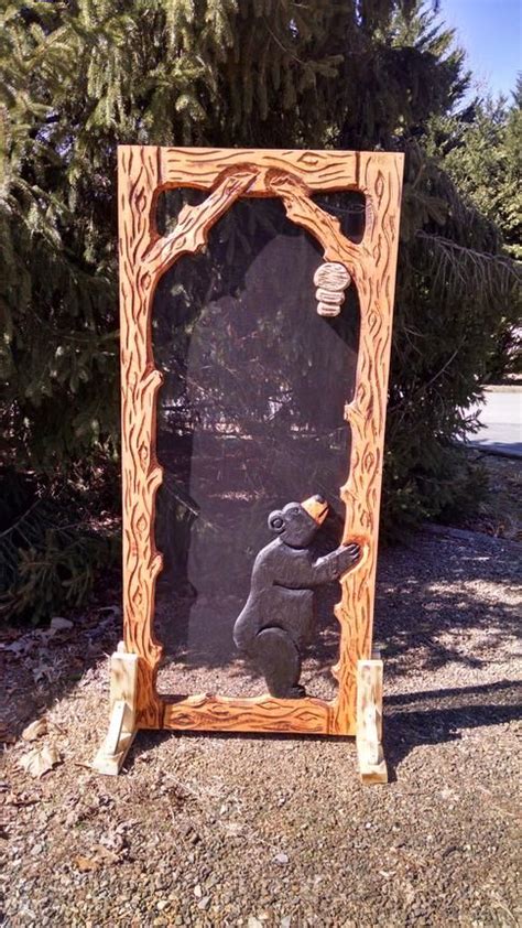 Custom Carved Screen Doors ***Shipping Available*** | Decorative screen ...