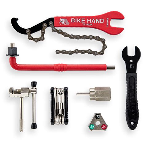 BIKEHAND Basic Bike Bicycle Repair Tool Kit Set Maintenance Kits ...