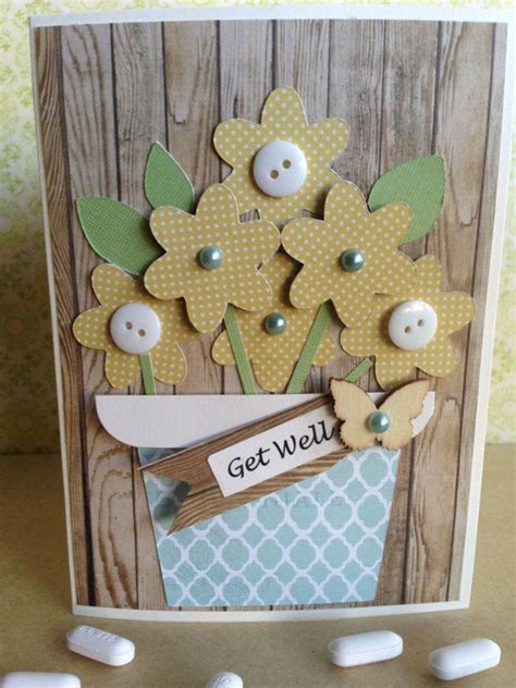 In Bloom Collection: Handmade Get Well card with | Etsy | Get well ...