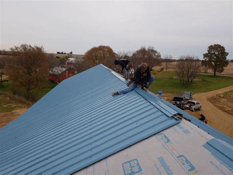 Metal Roof on New Construction House in Rock City, IL - Metal Ridge ...