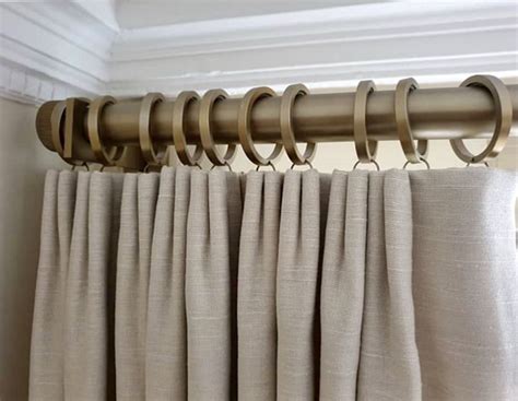 Metal Curtain Pole | Metal curtain pole, Curtain decor, Curtains