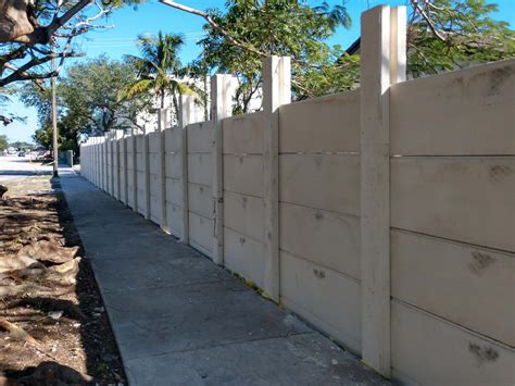 Concrete Fence in Pinecrest — Miami General Contractor