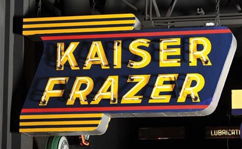 614: Kaiser Frazer Dealership Sign : Lot 614