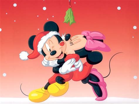 Mickey and Minnie Christmas Wallpaper - Mickey and Minnie Wallpaper ...