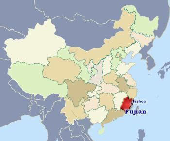 Fujian Province, coastal China