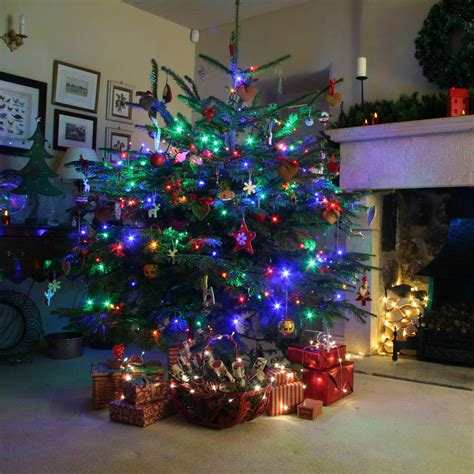 240 multi coloured christmas tree lights by lights4fun ...