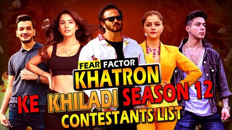 Khatron Ke Khiladi Season 12 Contestants list 2022 | Munawar Faruqui ...