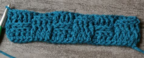 Basketweave Crochet Stitch Tutorial and Square ...