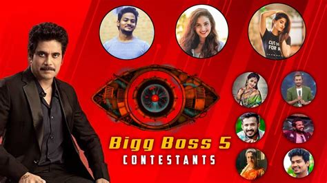 Bigg Boss Season 5 Telugu Contestants List | #BB5TELUGU | Bigg Boss 5 ...