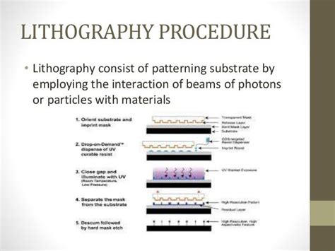 Nanofabrication techniques