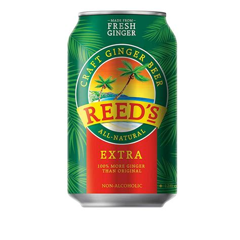 Reed's, Extra Ginger Beer, Great Tasting All Natural Craft Ginger Beer ...