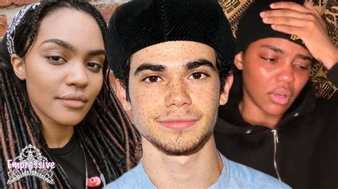 China Anne Mcclain cries over Cameron Boyce's passing - YouTube