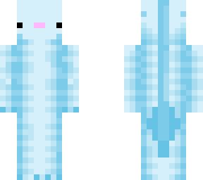 Blue Axolotl | Minecraft Skin