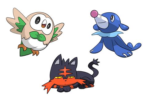 Sun and Moon's starter Pokemon! : r/pokemon