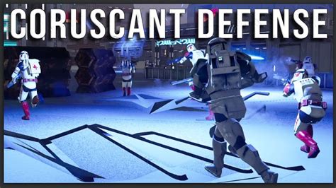 EPIC DEFENSE OF CORUSCANT - Squad Galactic Contention Mod - YouTube