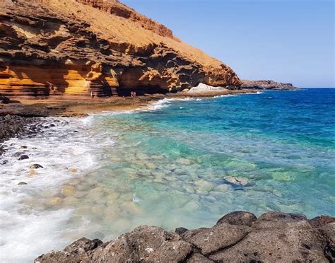 Beaches near Santa Cruz De Tenerife (Spain)