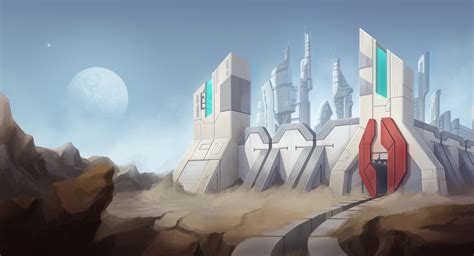 ArtStation - Sci-fi environment concept art