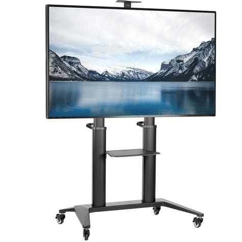 VIVO Aluminum Ultra Heavy Duty 70" to 120" TV Cart Stand, Mobile Large ...