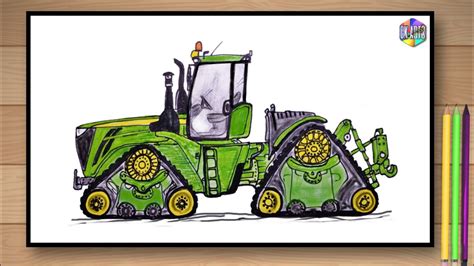 How To Draw A John Deer Tractor - Killexhibition Doralutz