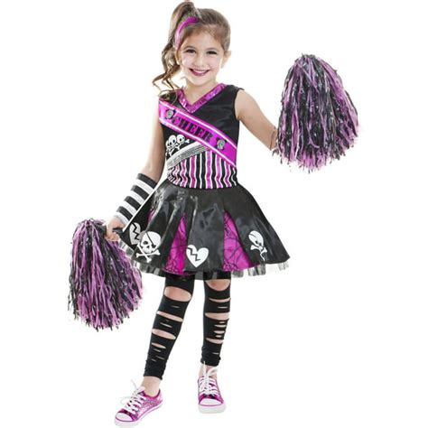 Goth Cheerleader Child Halloween Costume - Walmart.com - Walmart.com