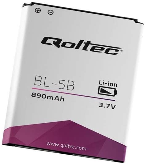 Qoltec Battery for Nokia 3220 5320 BL-5B | 890mAh - Ksenukai.lv