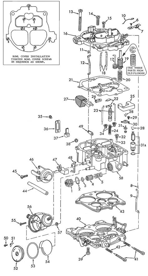 Rochester Quadrajet Carburetor Vacuum Diagram