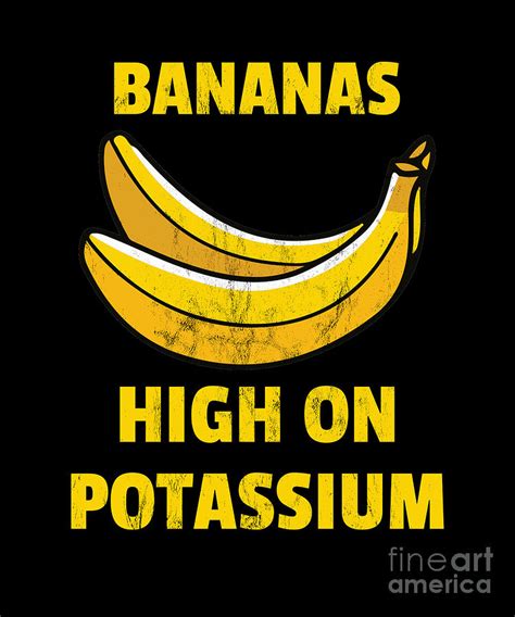 Funny Bananas High On Potassium Drawing by Noirty Designs - Fine Art ...