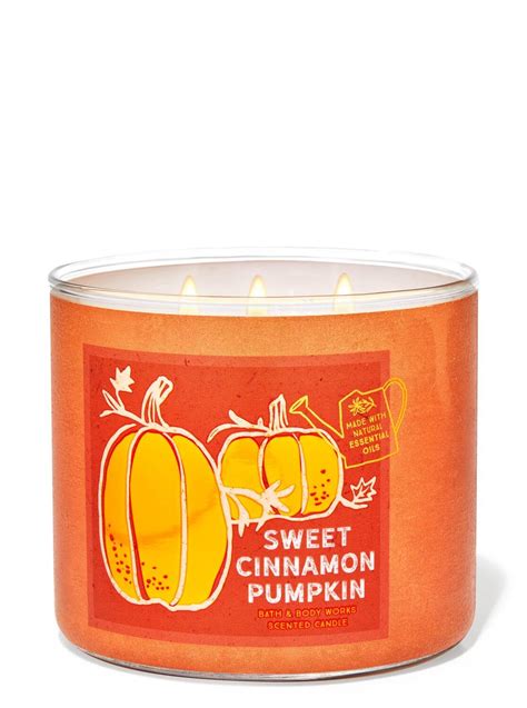 Bath & Body Works Sweet Cinnamon Pumpkin 3-Wick Candle