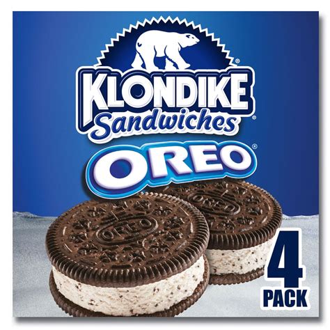 Klondike Oreo Ice Cream Sandwiches, 4 ct — Goisco.com