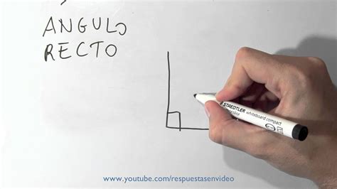 Qué es un ángulo recto - Cuál es, definición, dibujos y ejemplos - YouTube