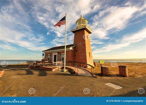 Santa Cruz Lighthouse Museum Memorial To Surfers Stock Photos - Free ...