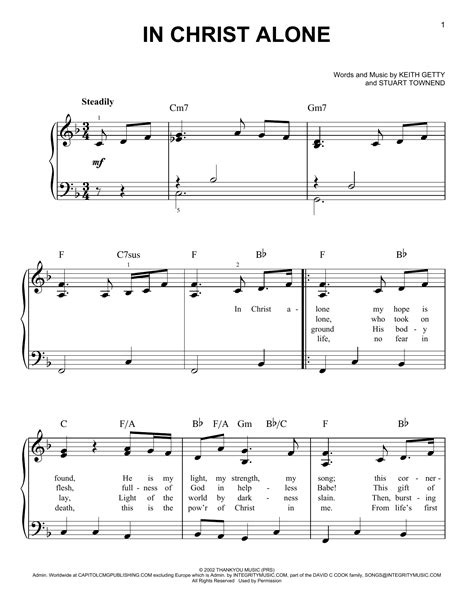 In Christ Alone | Sheet Music Direct