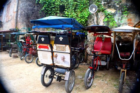 Bike Taxi's in Color Photograph by Cathy Rose Rader - Fine Art America