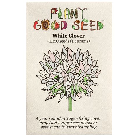 White Clover Seeds - The Plant Good Seed Company